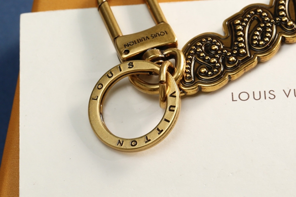 ブランドキーホルダー角部分ディテール